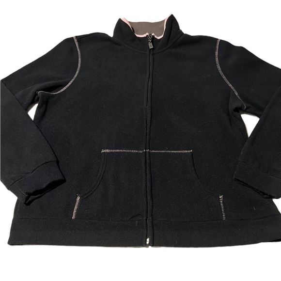 Old Navy Tops - Old Navy XL Black Zip-Up Sweatshirt